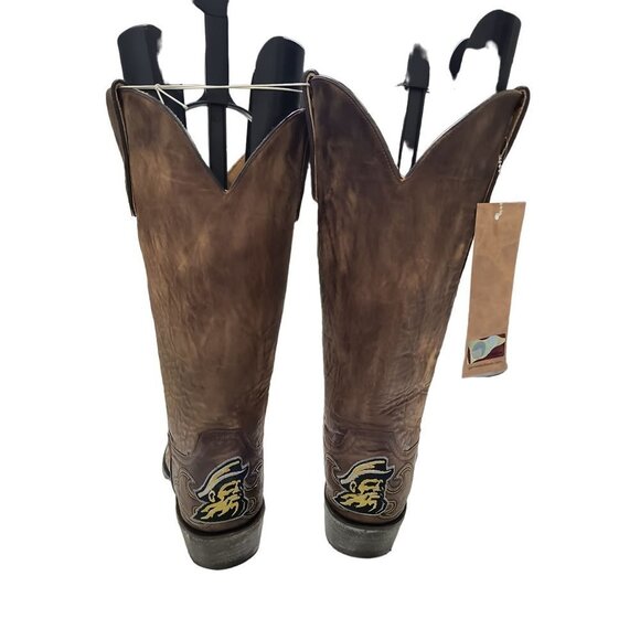 NCAA Appalachian State Mountaineers Embroidered Distressed Men's Gameday Boots - Picture 6 of 14